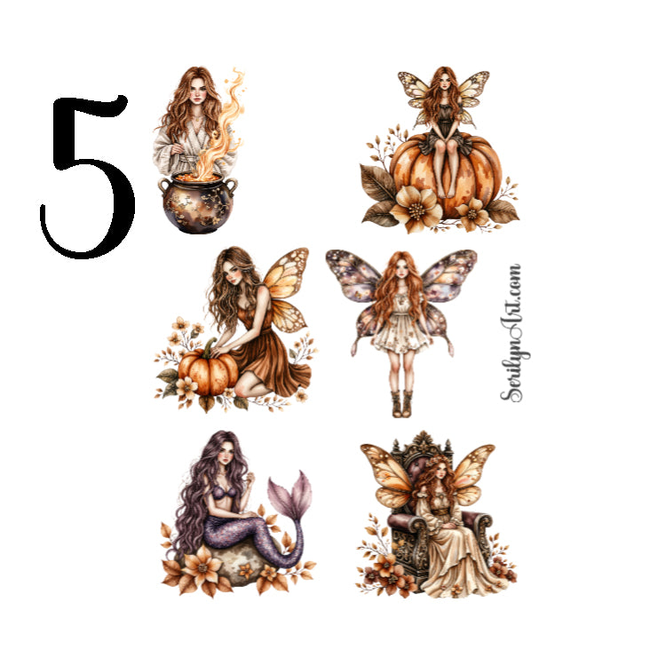 Pumpkin Spice Fairytale Sticker Sheet