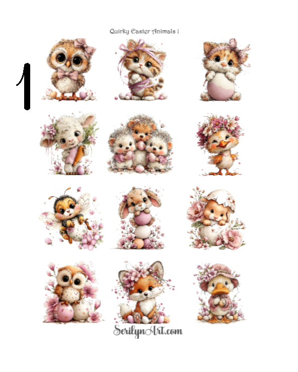 Quirky Easter Animals