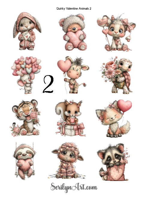 Quirky Valentine Animals