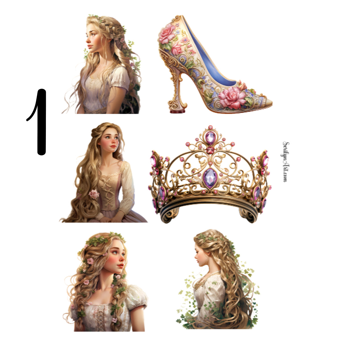 Rapunzel Sticker Sheet