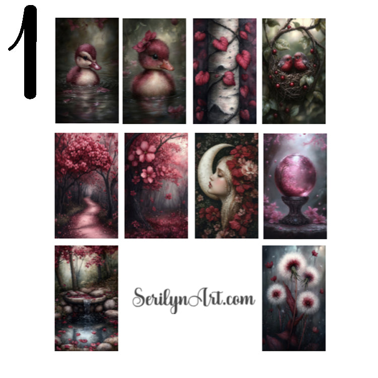 Red Forest Fairy Deco Boxes