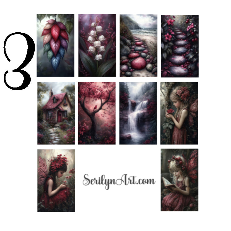 Red Forest Fairy Deco Boxes