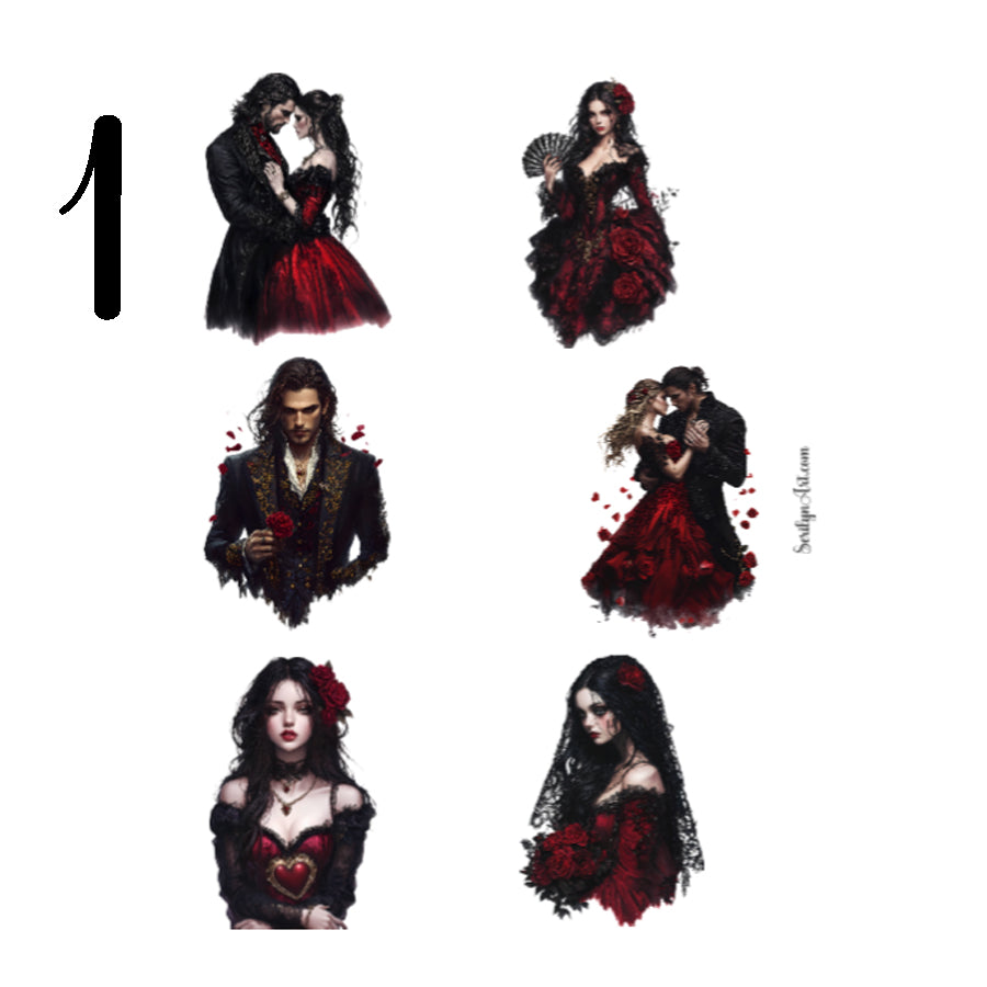 Red Gothic Valentine Collection