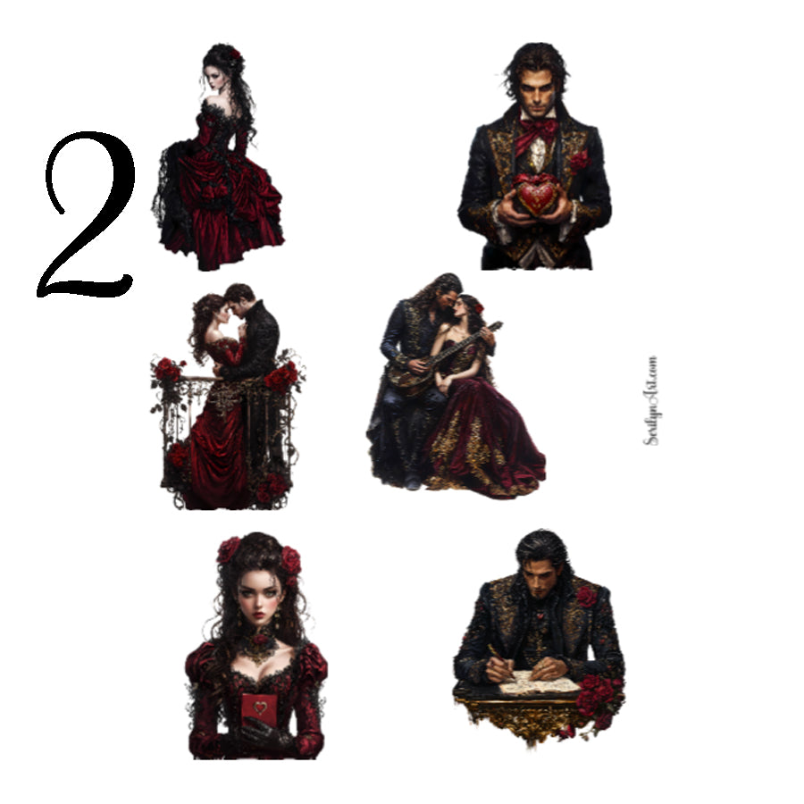 Red Gothic Valentine Collection