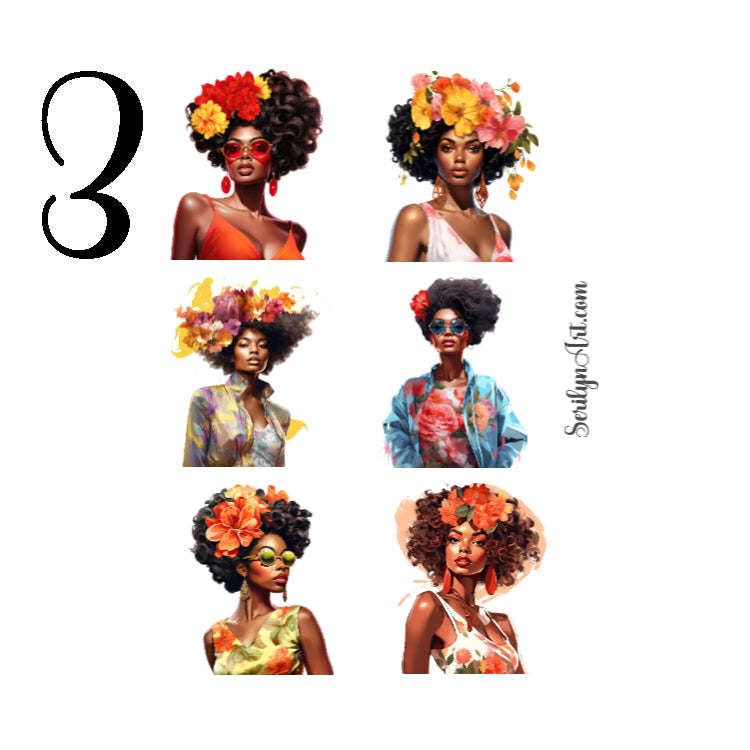 Regal Blooms Sticker Sheet