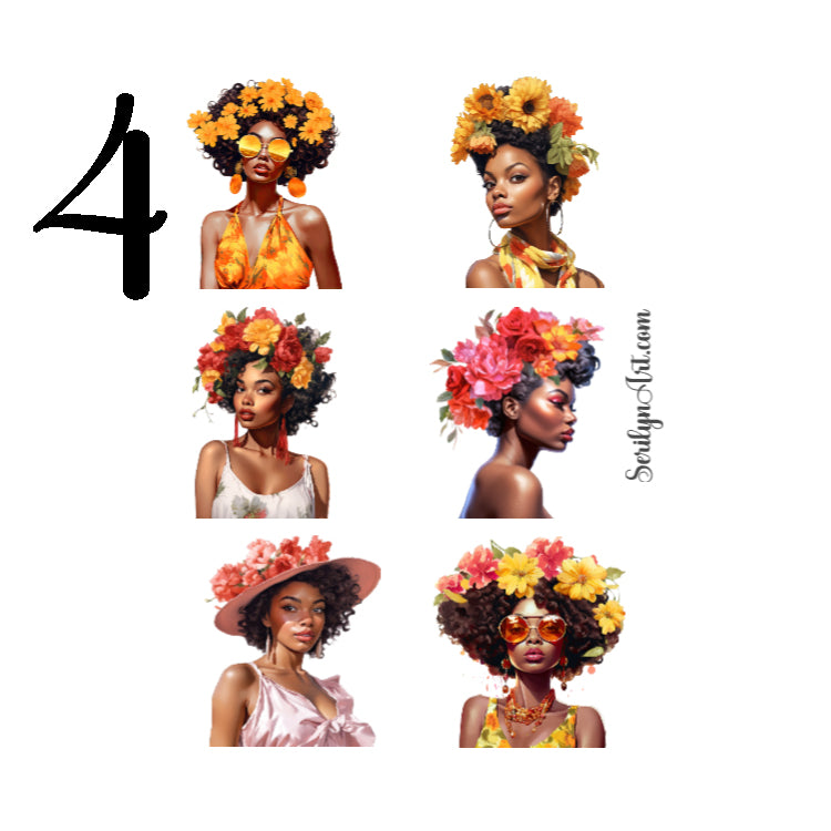 Regal Blooms Sticker Sheet