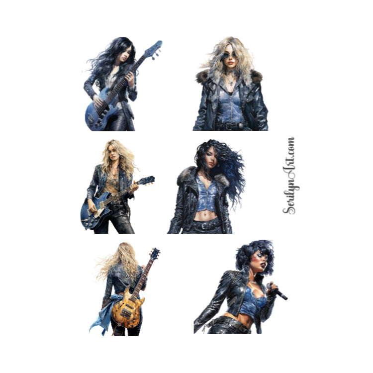 Rock Stars Sticker Sheet