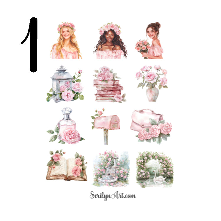 Rose Garden Sticker Sheet