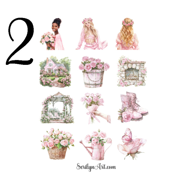 Rose Garden Sticker Sheet