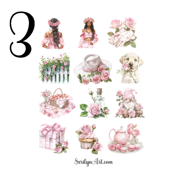 Rose Garden Sticker Sheet