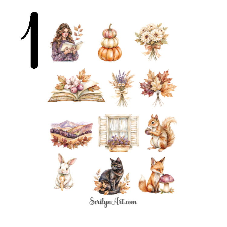 Russet Reverie Sticker Sheet