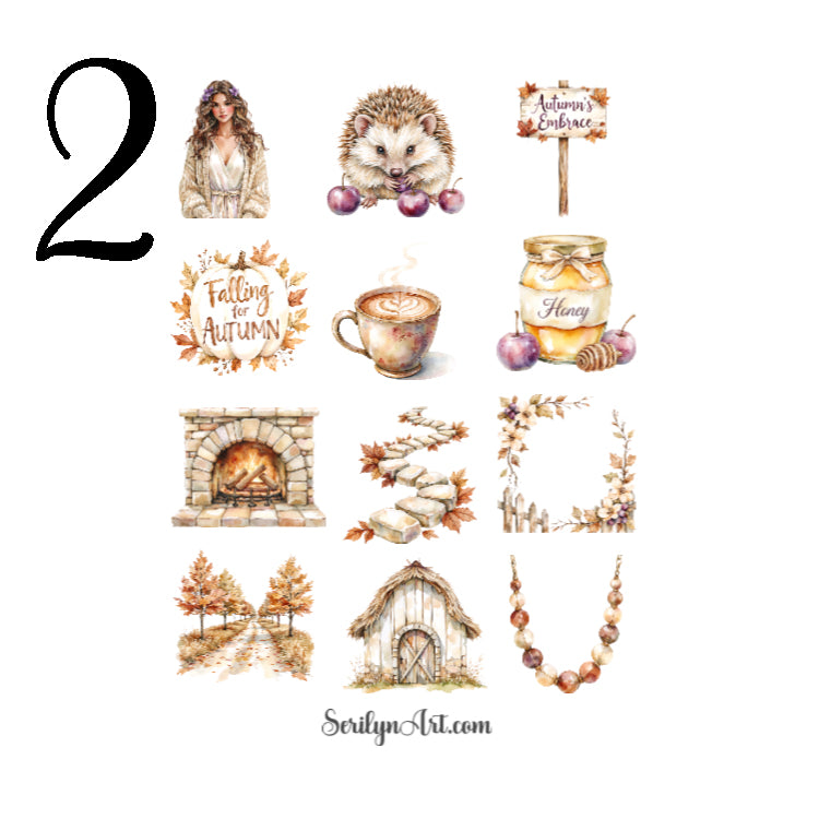 Russet Reverie Sticker Sheet