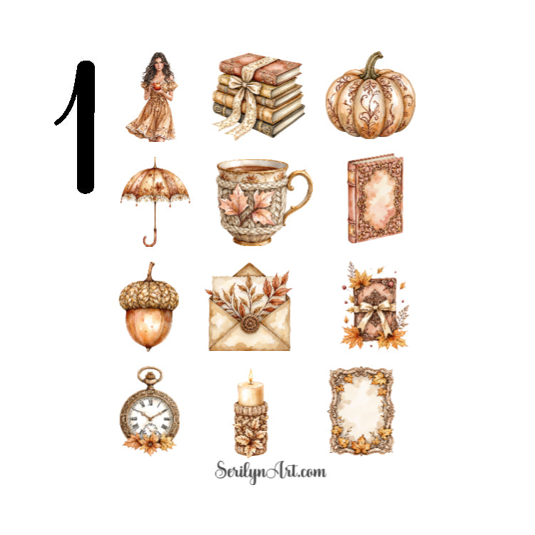 Russet Veil Sticker Sheet