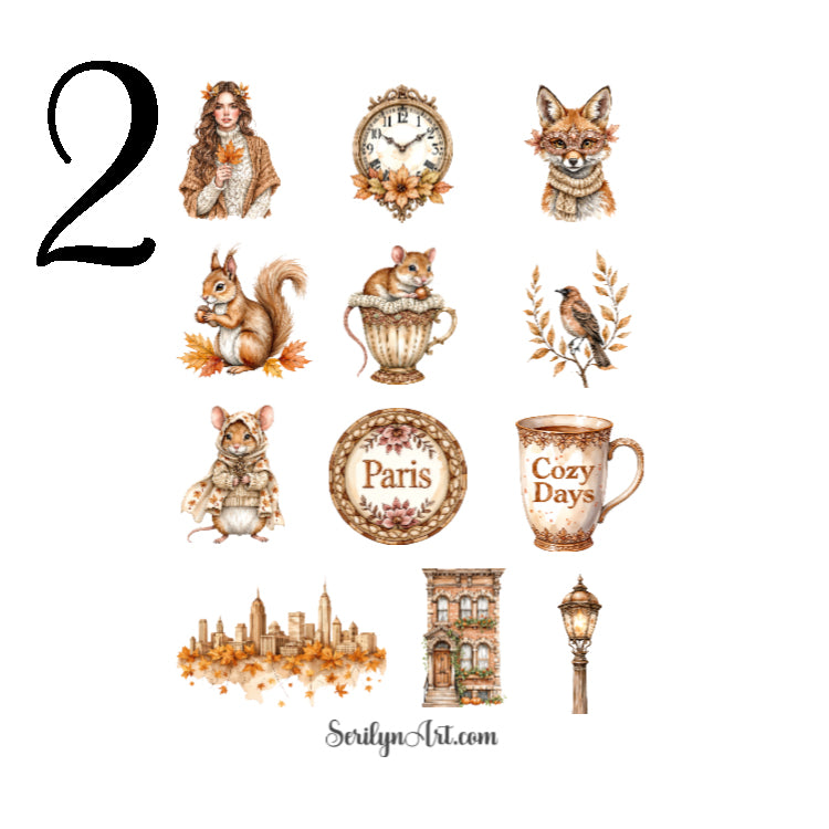 Russet Veil Sticker Sheet