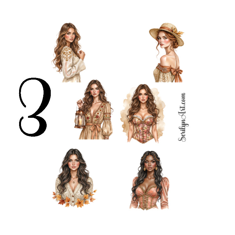 Russet Veil Sticker Sheet