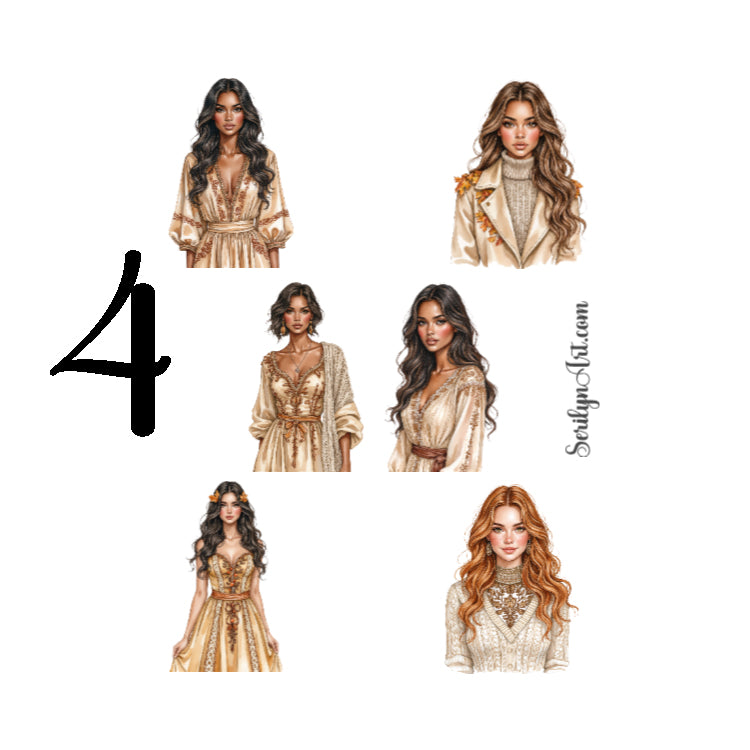 Russet Veil Sticker Sheet