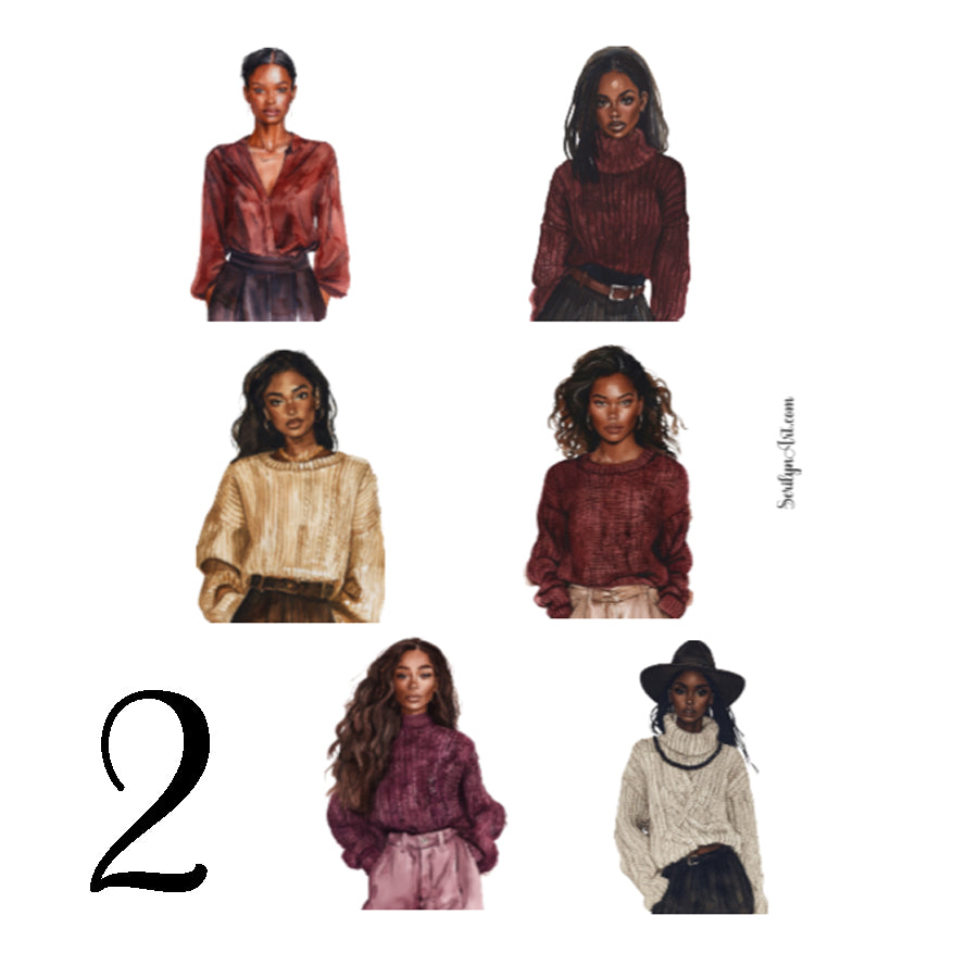 Rustic Autumn Sticker Sheet