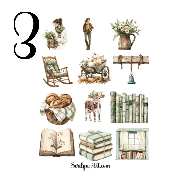 Rustic Grace Sticker Sheet