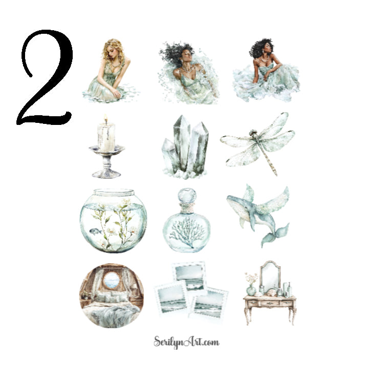 Sea Nymph Sticker Sheet