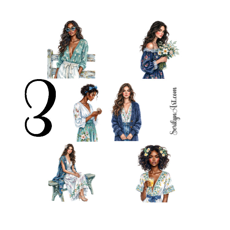 Seaside Breeze Sticker Sheet