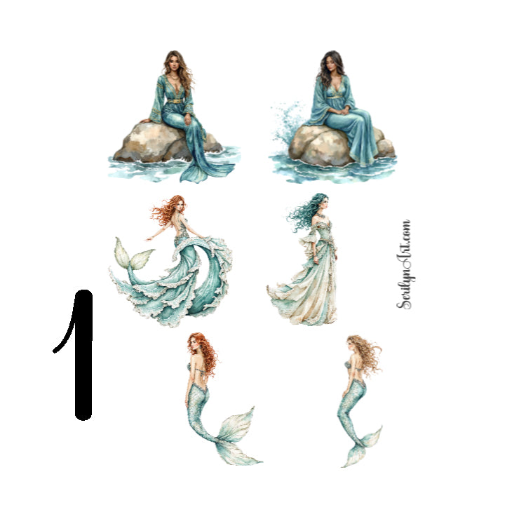 Siren Sticker Sheet