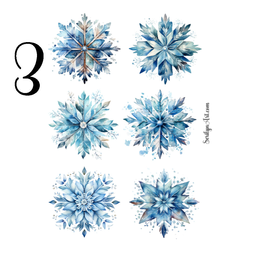 Snowflakes Sticker Sheet