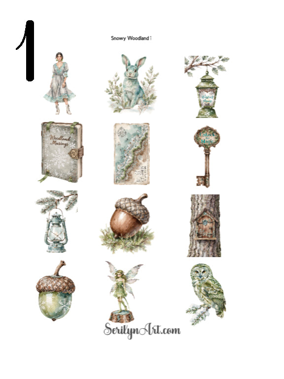 Snowy Woodland