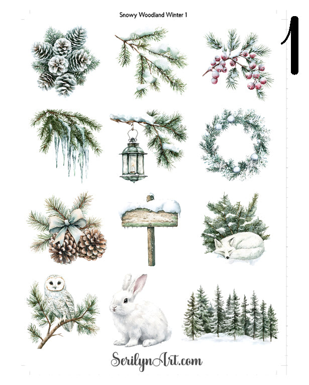 Snowy Woodland Winter