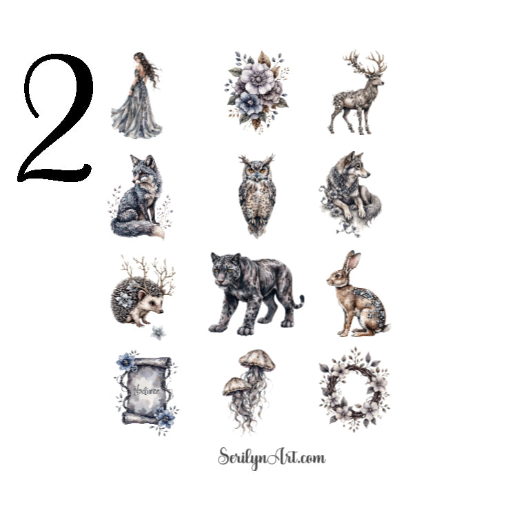 Spectral Anemones Sticker Sheet