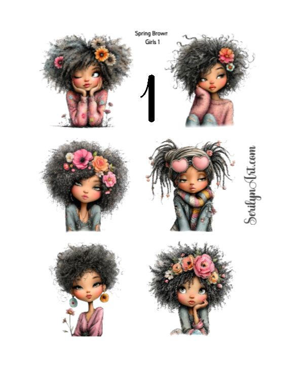 Spring Brown Girls