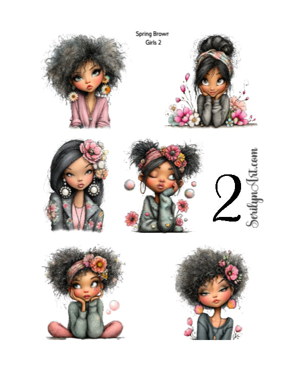Spring Brown Girls