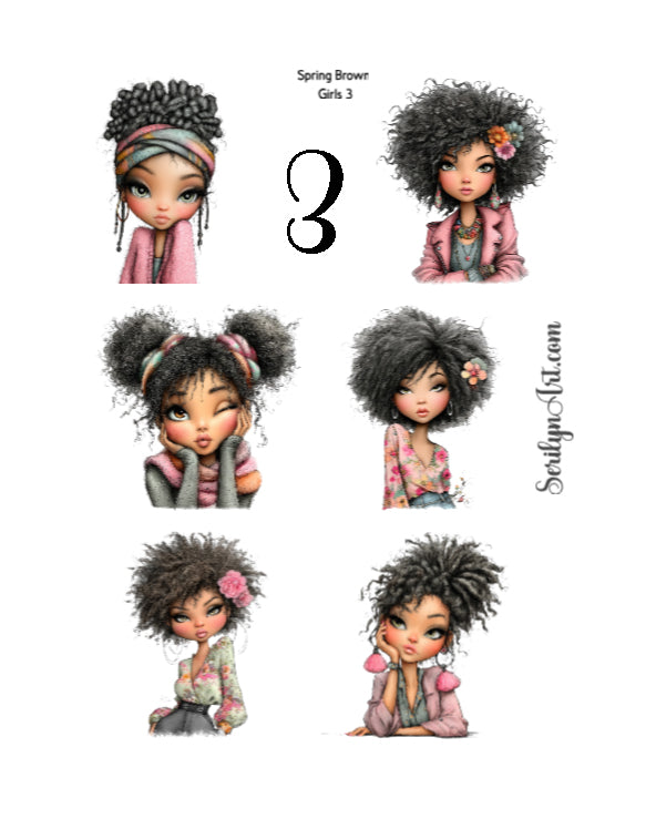 Spring Brown Girls