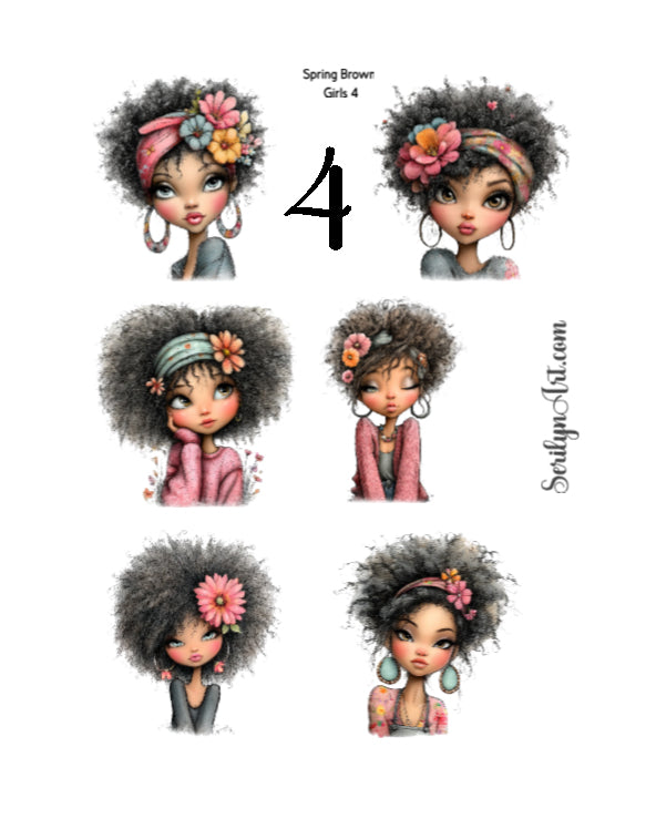 Spring Brown Girls