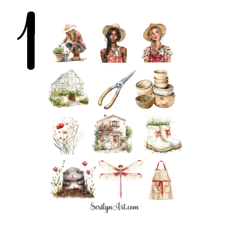 Spring Cottage Garden