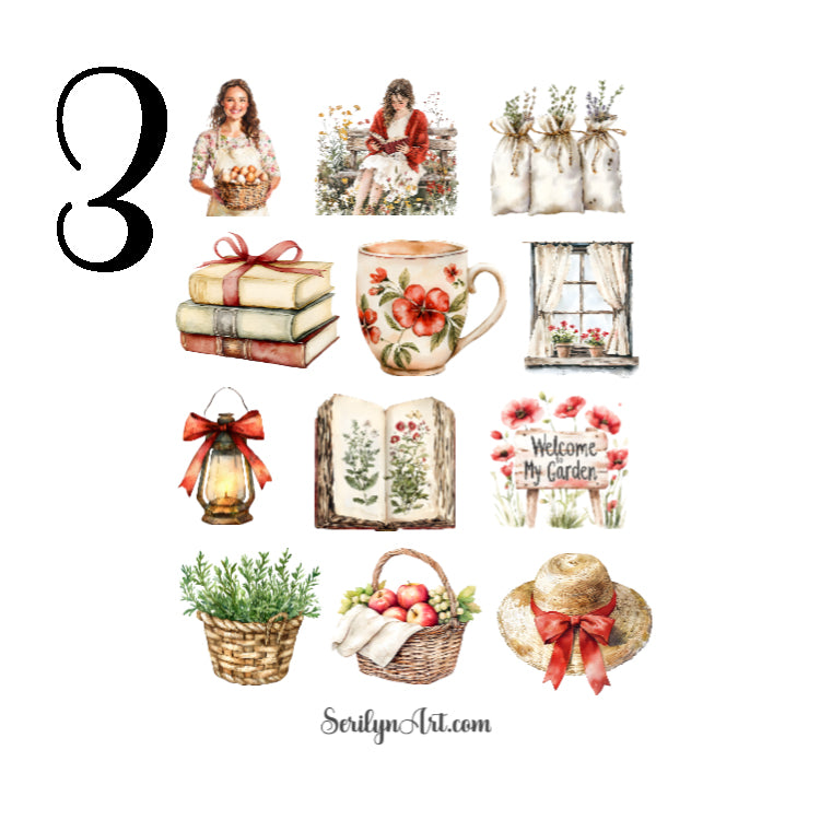 Spring Cottage Garden