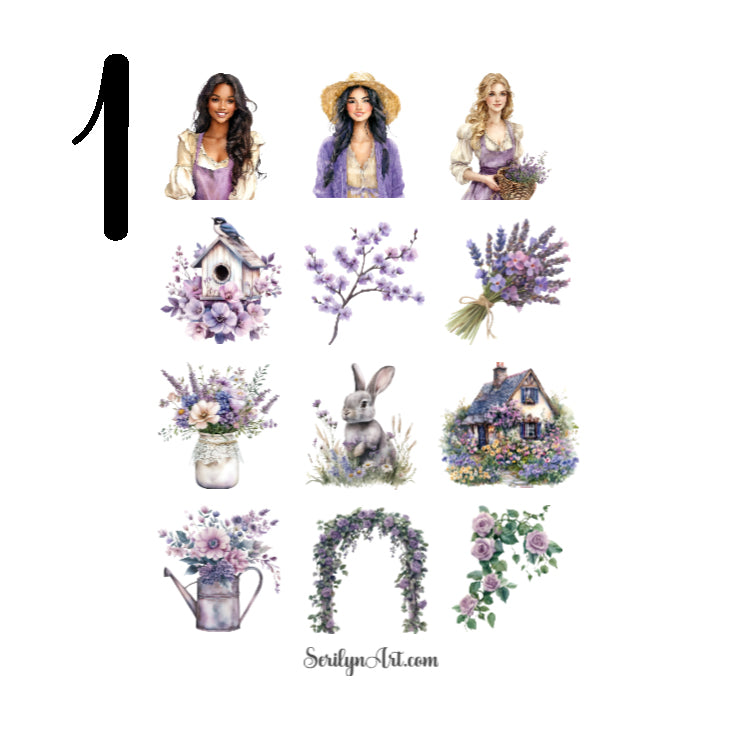 Cottage Hearth Spring Sticker Sheet