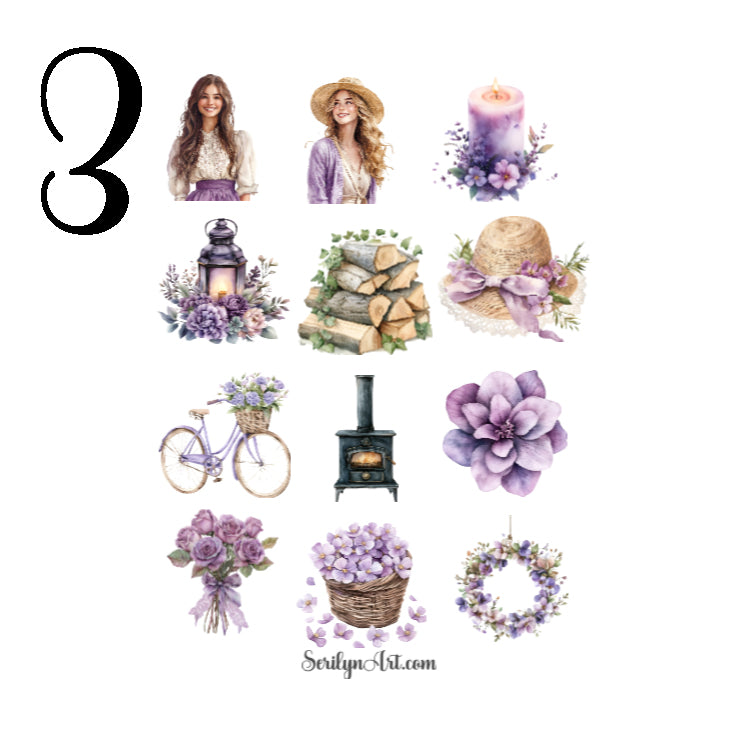 Cottage Hearth Spring Sticker Sheet