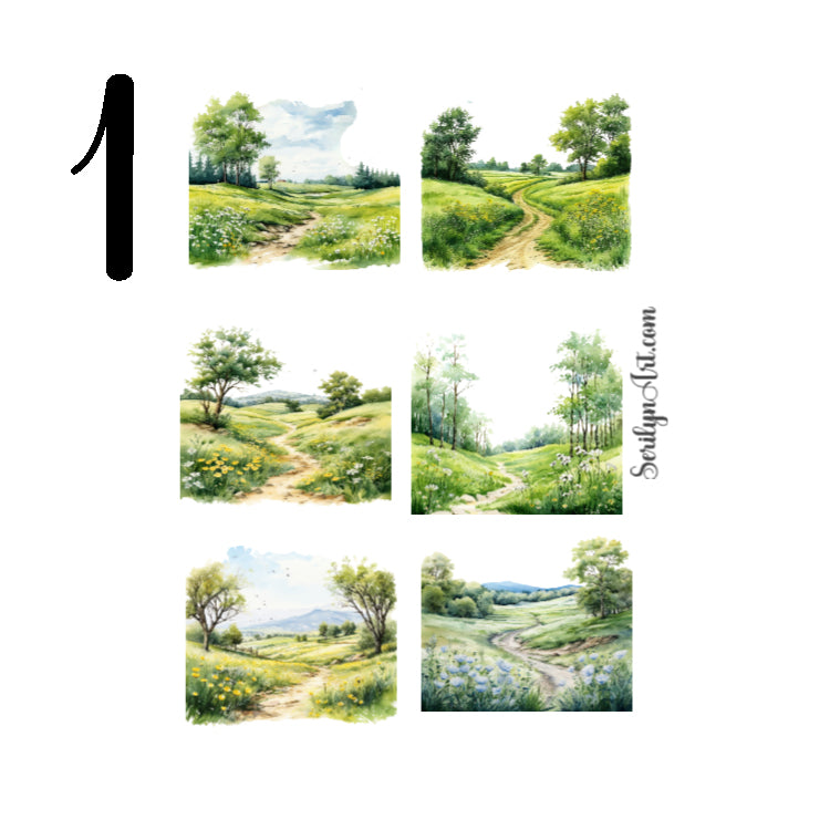 Spring Field Sticker Sheet