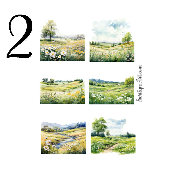 Spring Field Sticker Sheet