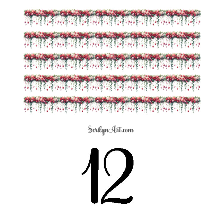 Spring Garland Sticker Sheet