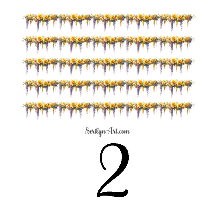 Spring Garland Sticker Sheet