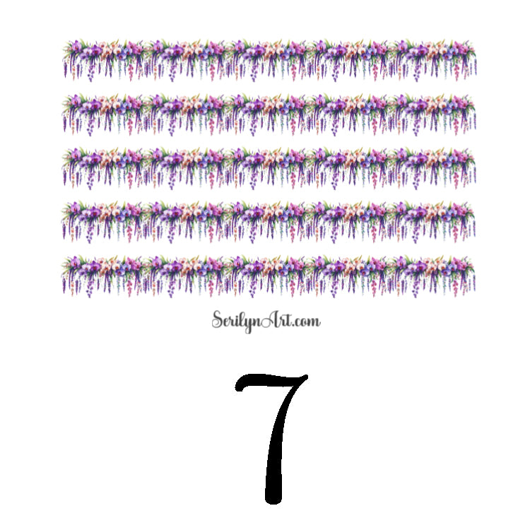 Spring Garland Sticker Sheet