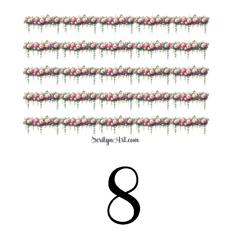 Spring Garland Sticker Sheet