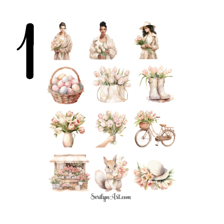 Gentle Spring Sticker Sheet