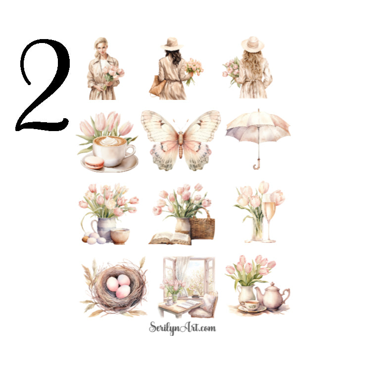 Gentle Spring Sticker Sheet