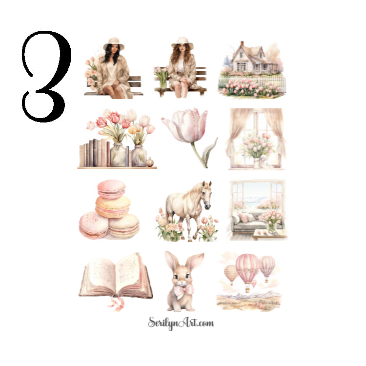 Gentle Spring Sticker Sheet