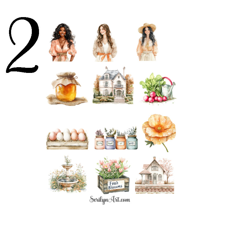 Harvest Spring Sticker Sheet