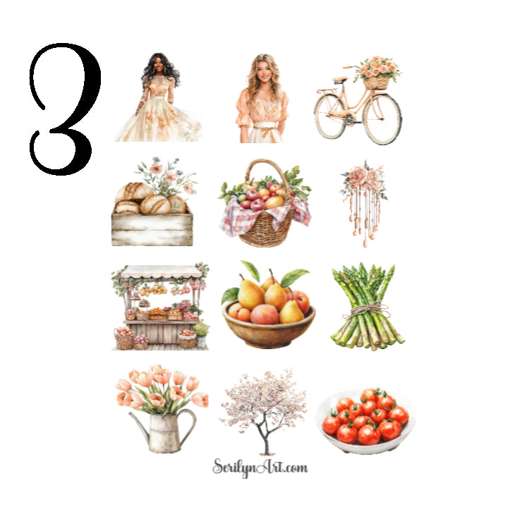 Harvest Spring Sticker Sheet