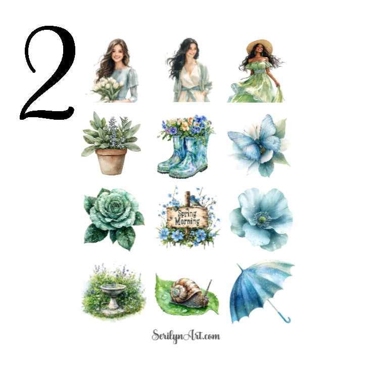 Spring Morning Dew Sticker Sheet