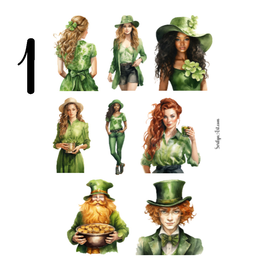 St. Patricks Day Sticker Sheet